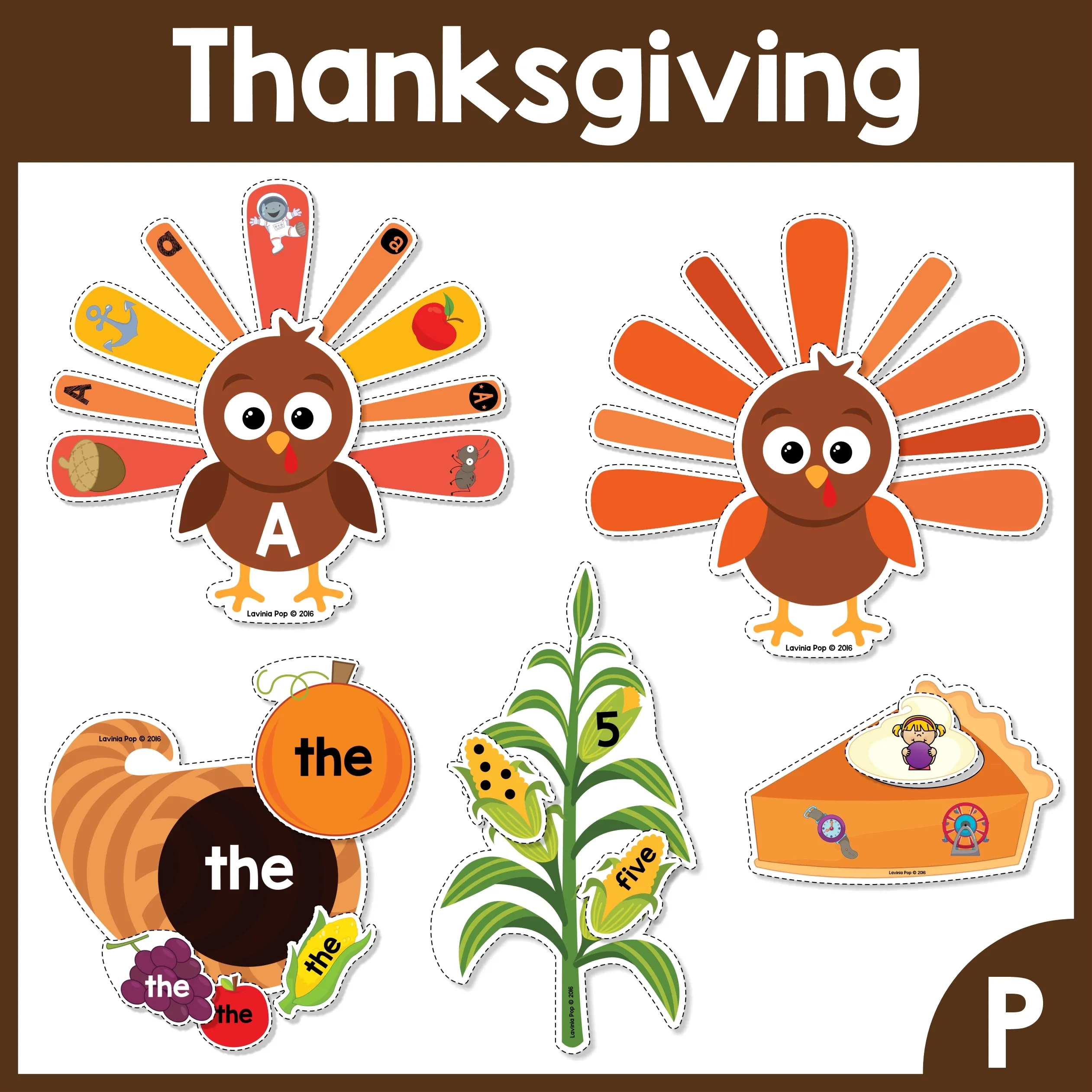 Thanksgiving For Preschoolers Printable