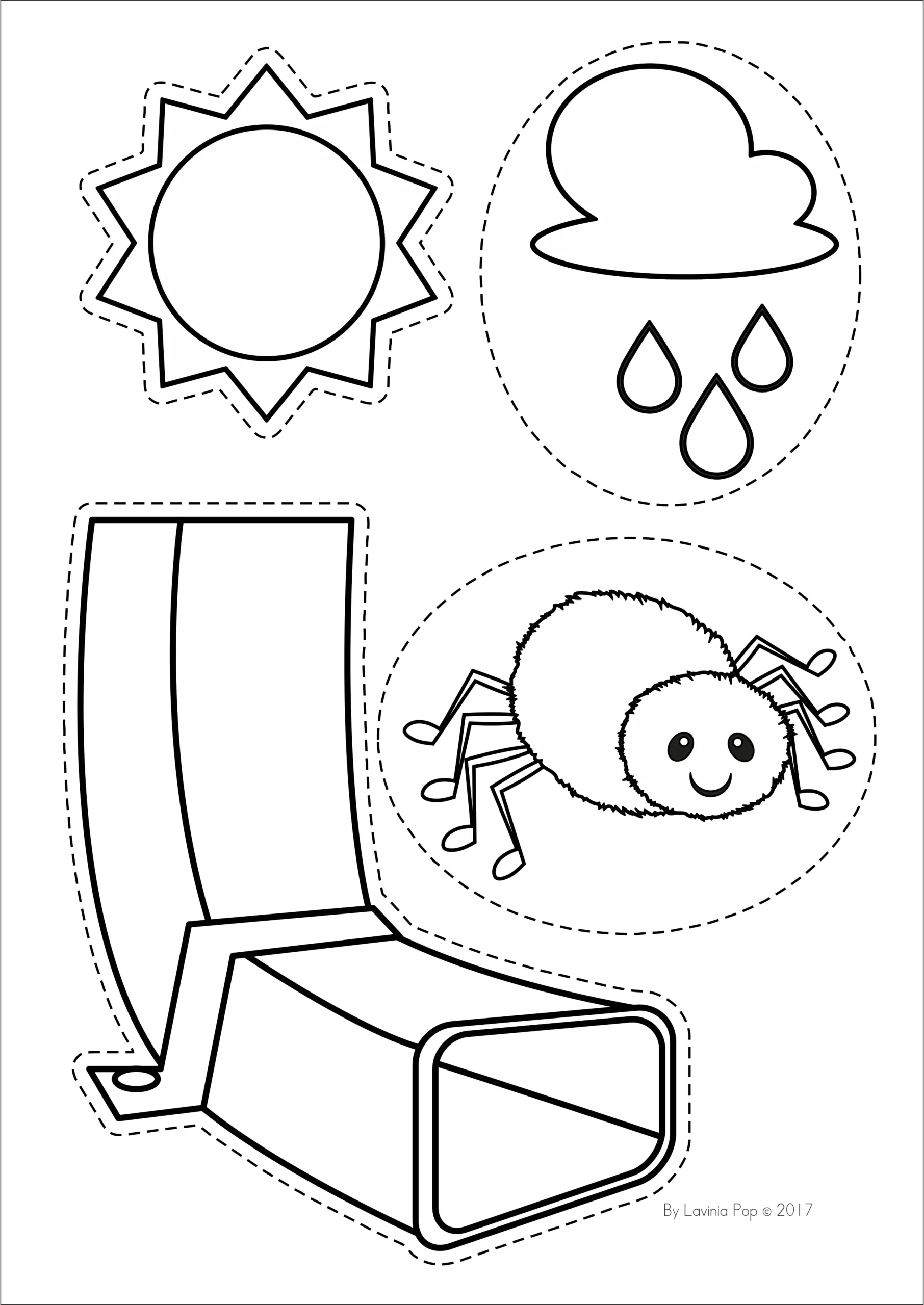 Itsy Bitsy Spider Worksheet For Preschool Itsy Bitsy Spider Worksheet For Preschool