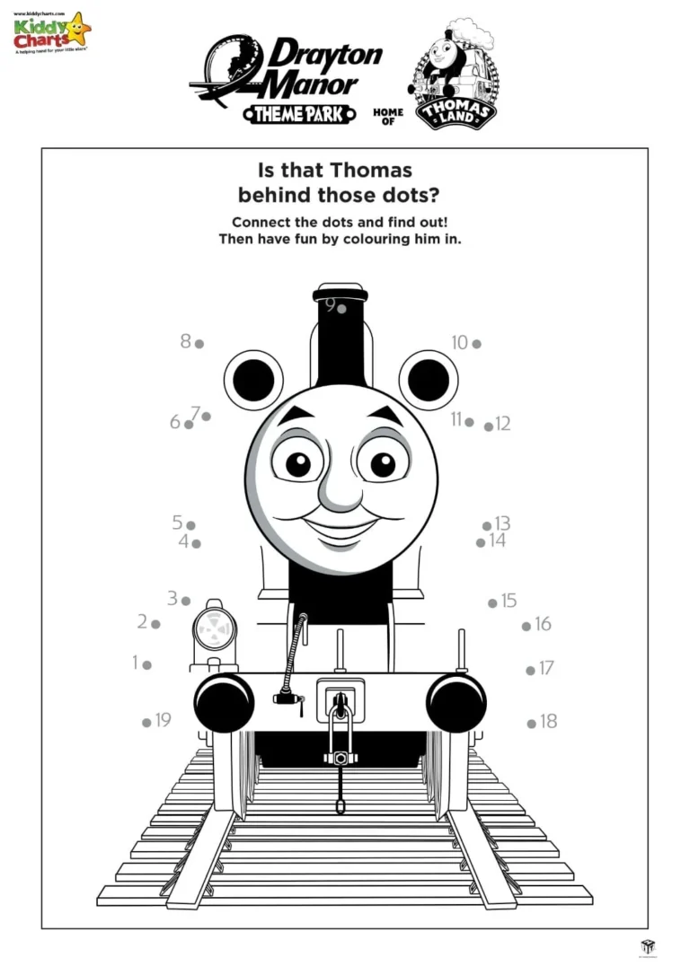 Thomas The Tank Engine Activity Sheets