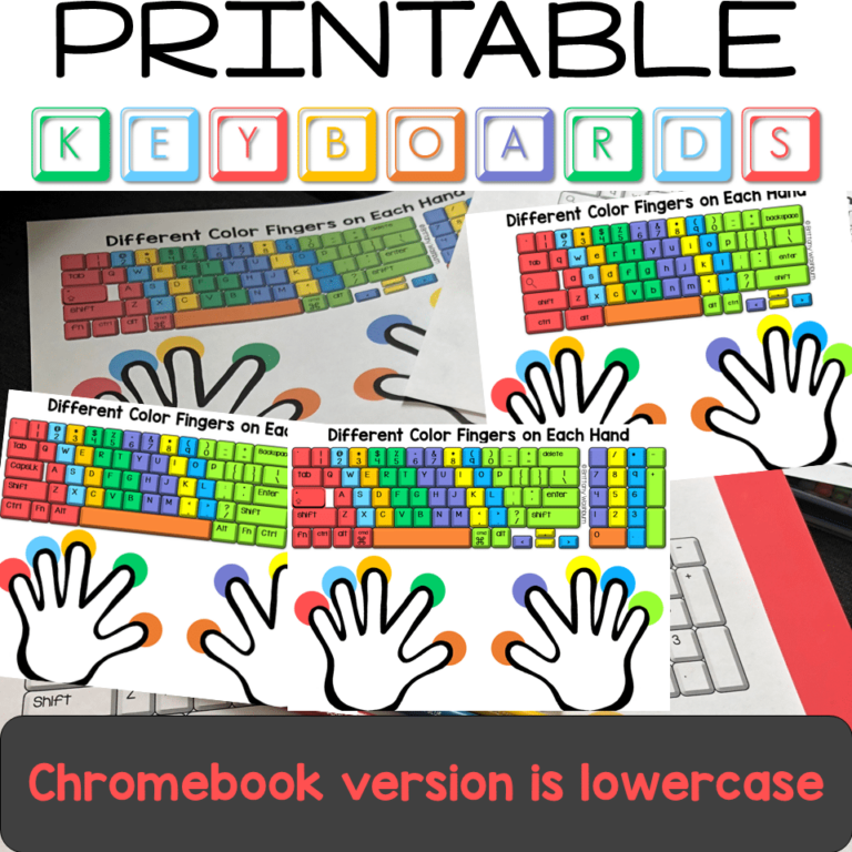 Typing Practice Printable Keyboard Pages