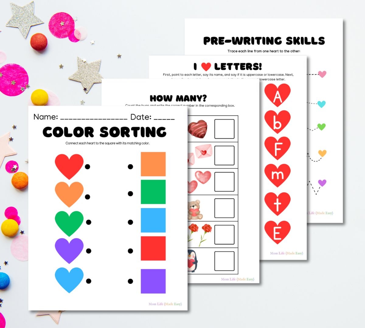 Preschool Valentine Worksheets Preschool Valentine Worksheets