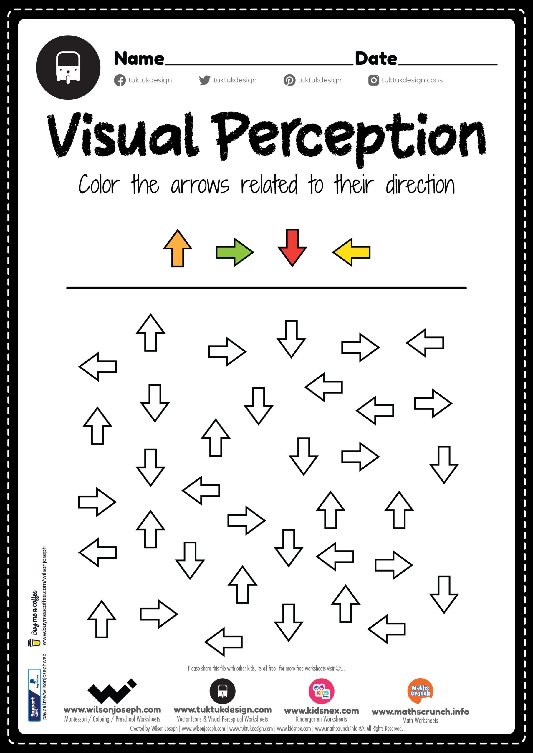 Free Printable Visual Tracking Worksheets Free Printable Visual Tracking Worksheets