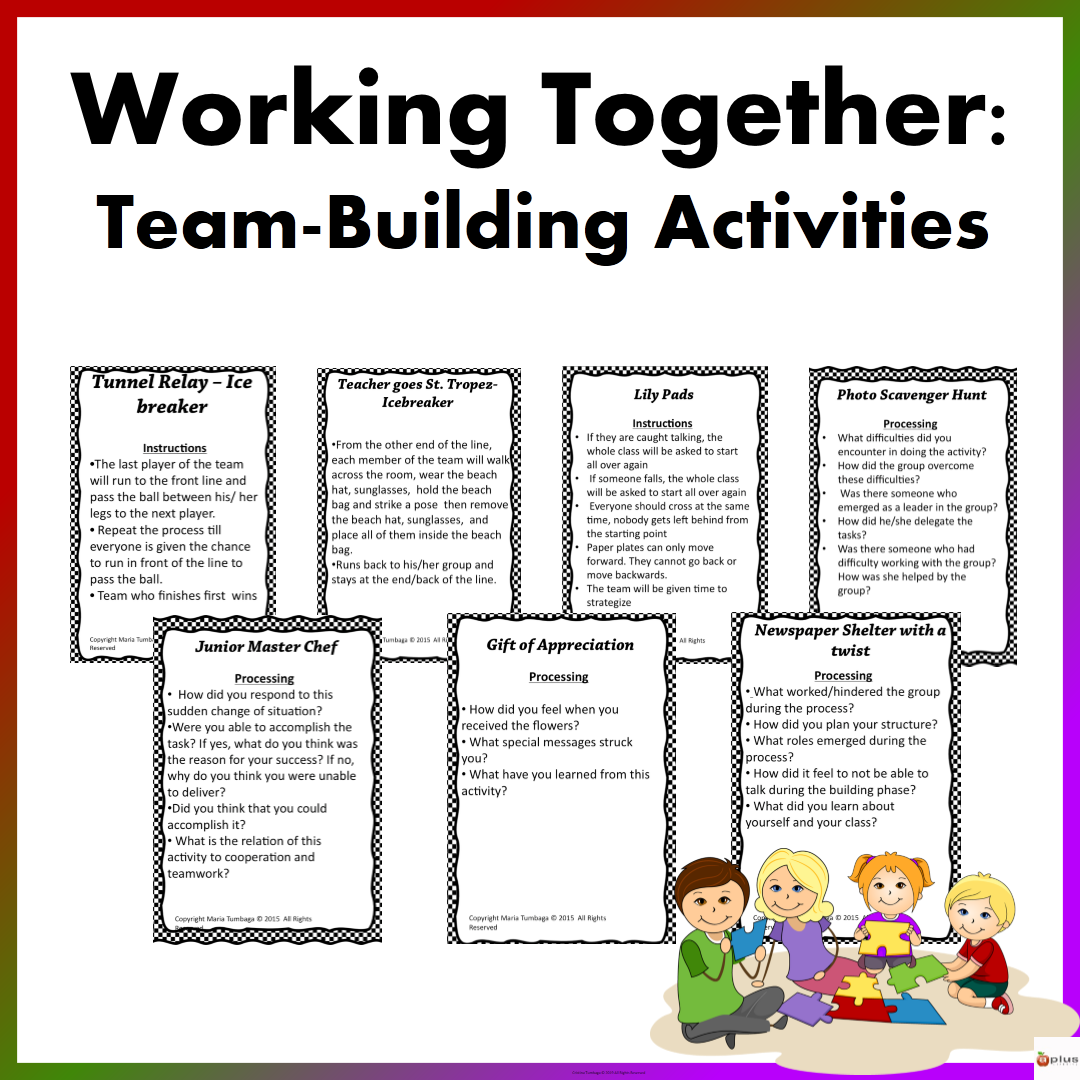 Printable Team Building Worksheets Printable Team Building Worksheets
