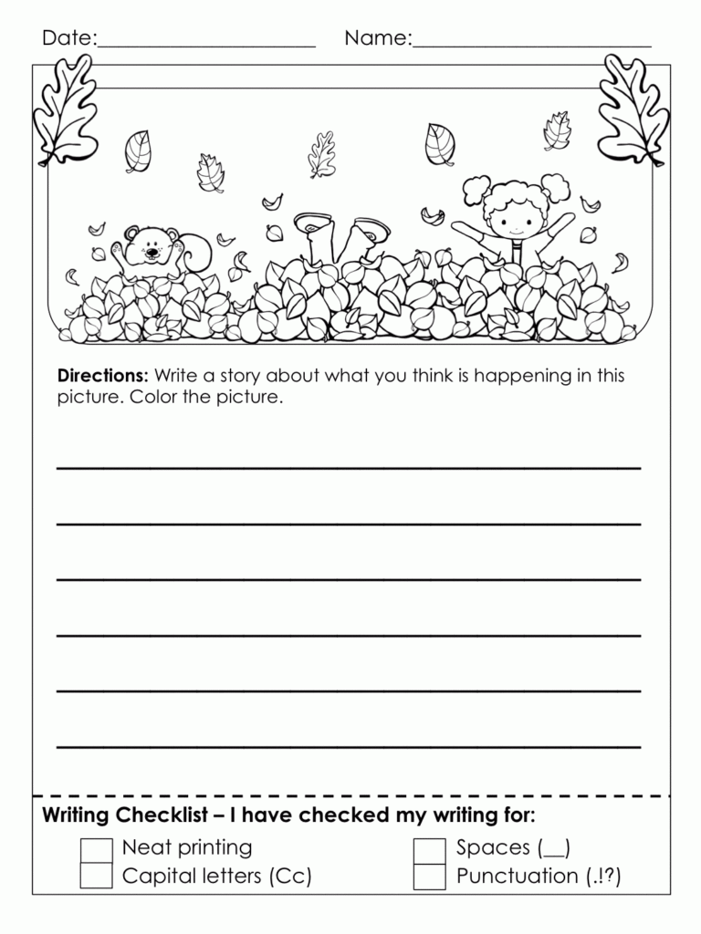 Writing Worksheets For Creative Kids Free PDF Printables Worksheets Library