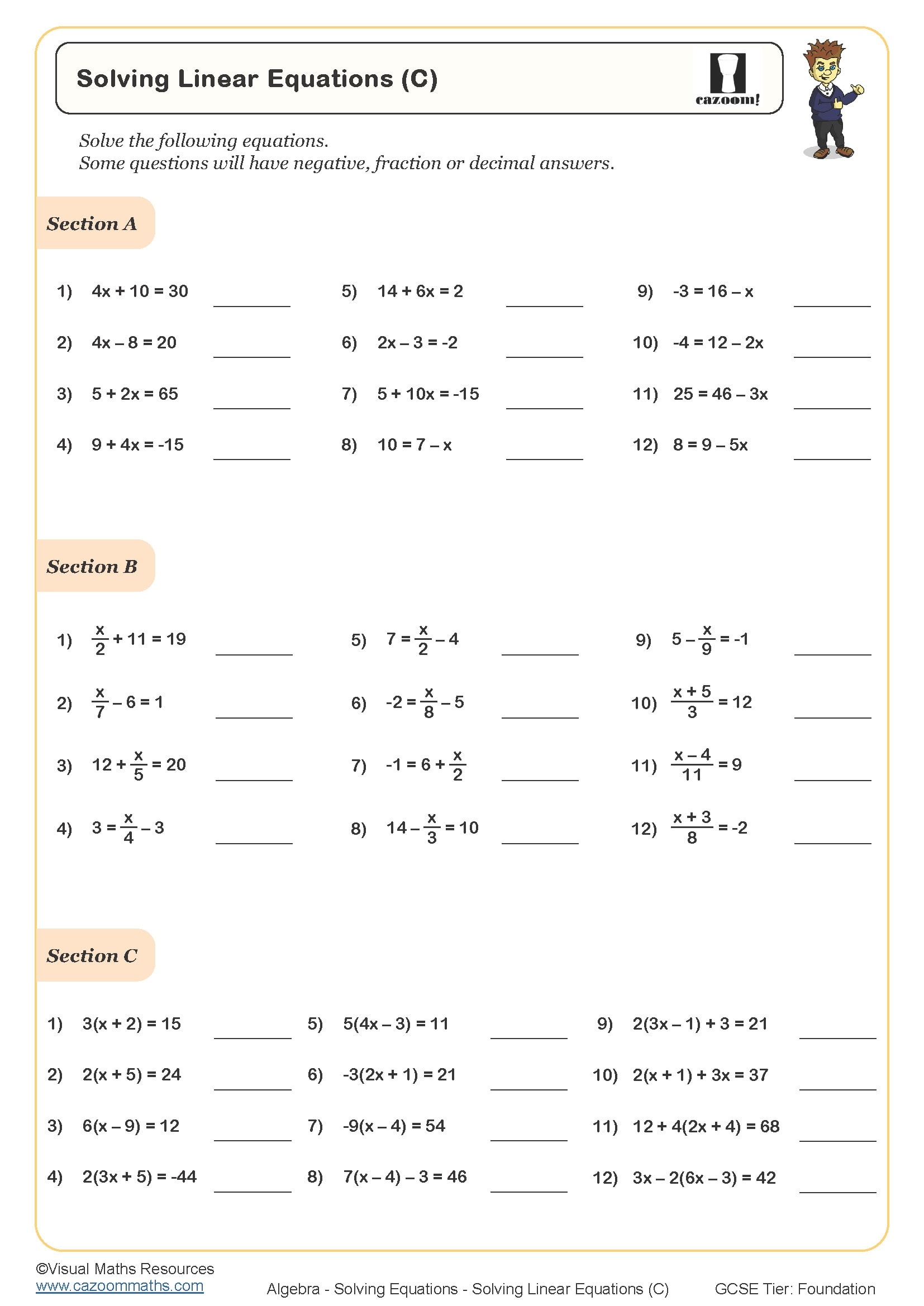 Maths Worksheets Year 8 Printable Free Maths Worksheets Year 8 Printable Free